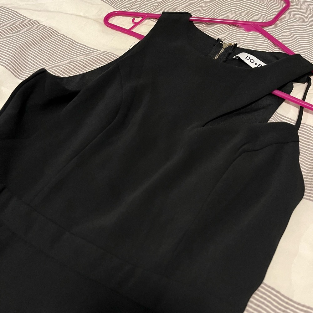 Cut out black dress
